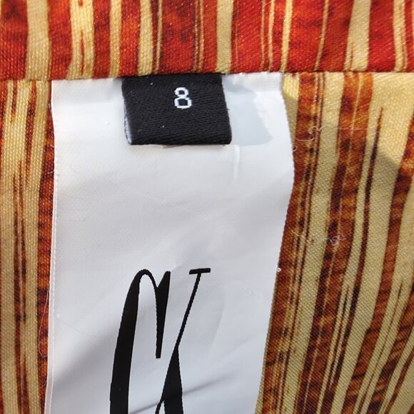 Charlotte Knowles Pulp Shorts in Hard Stripes Red - Picture 12 of 12